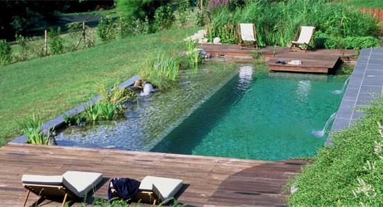 corazón preparar Lijadoras 10 ideas de piscinas naturales y sostenibles