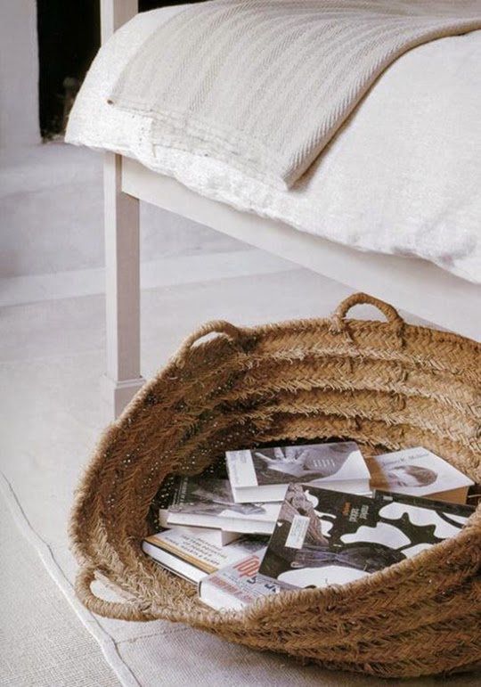 10 buenas ideas para decorar con cestas de mimbre - Mil Ideas de