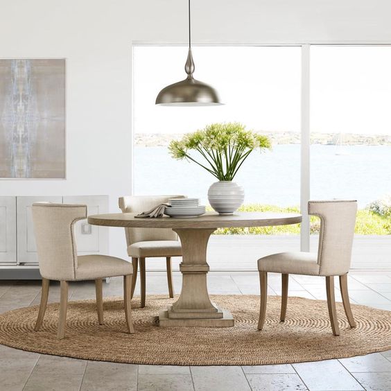 37 ideas para decorar con una mesa redonda en tu hogar