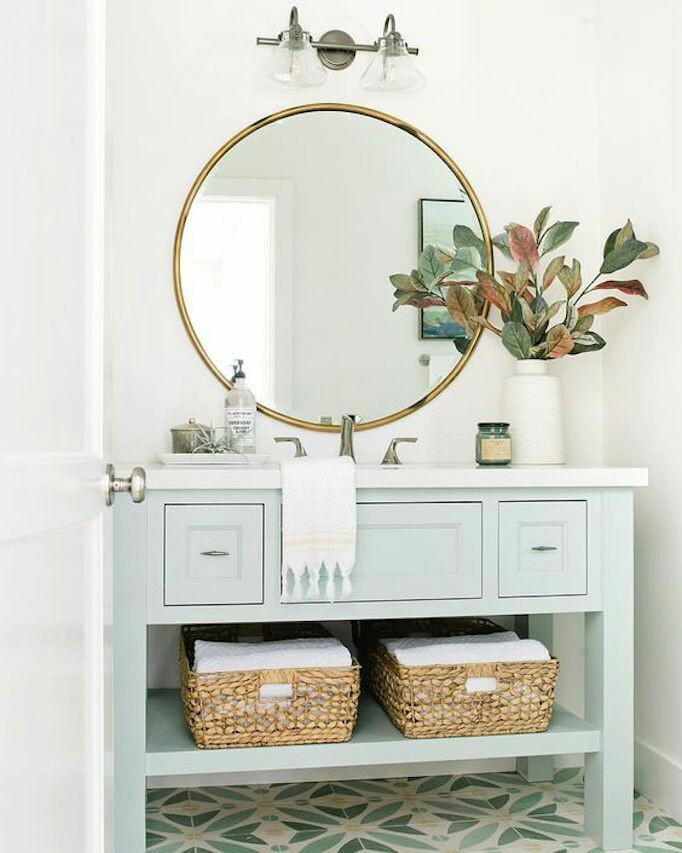 40 ideas para decorar baños pequeños con estilo