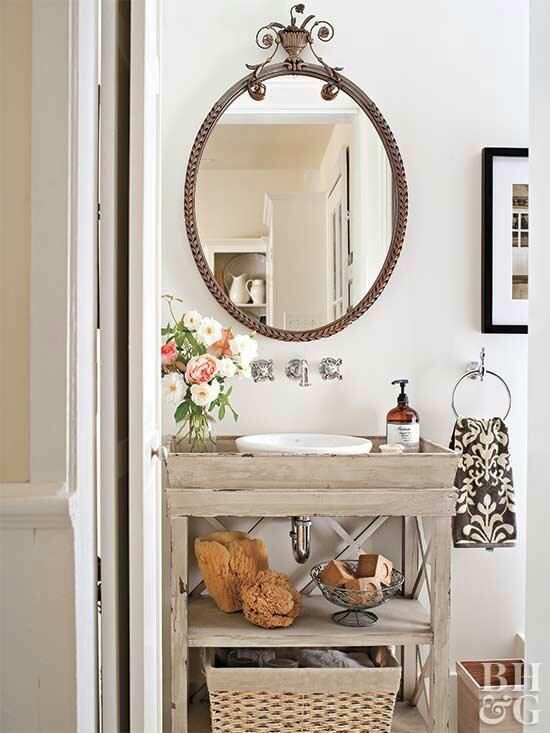 40 ideas para decorar baños pequeños con estilo