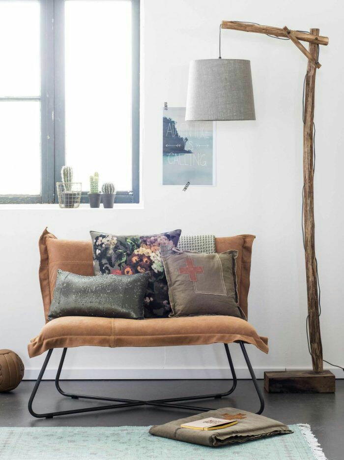 Belleza natural lámparas artesanales de madera olivo