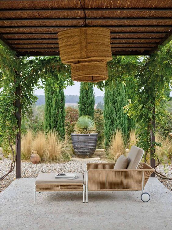 El esparto : 30 ideas para decorar el exterior de la casa