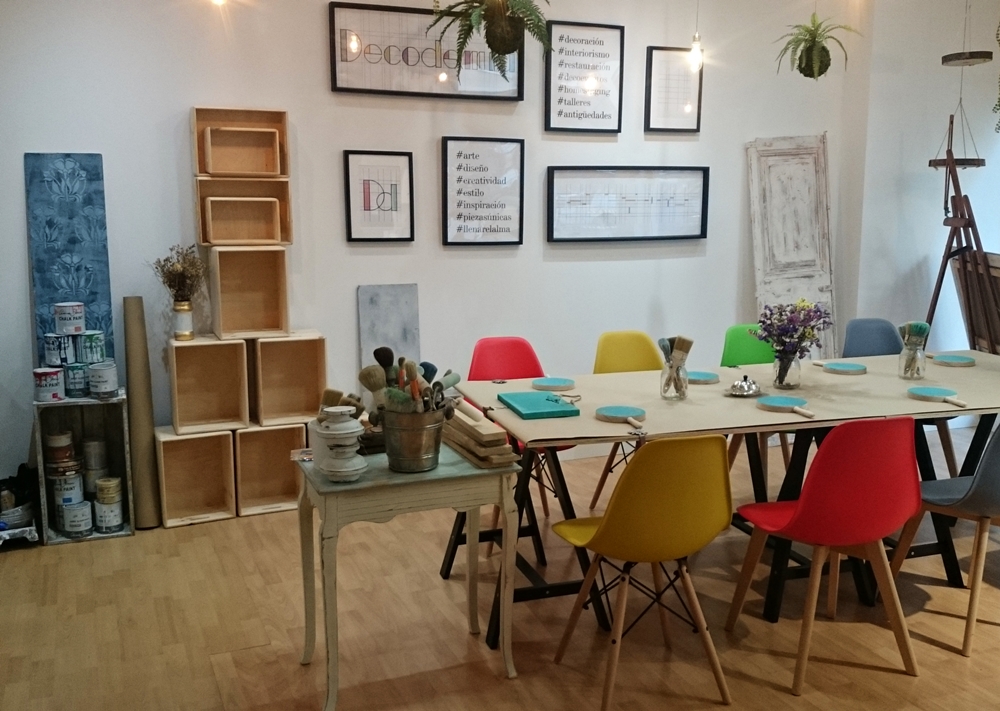 Taller de pintura Chalk paint técnicas avanzadas