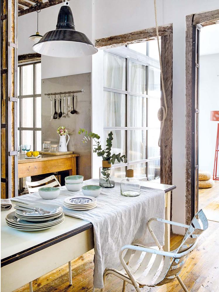 Un apartamento con sabor bohemio en centro de Madrid