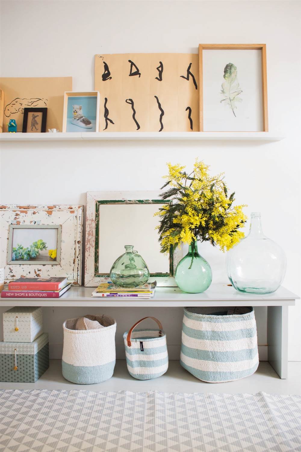 Un apartamento que combina el estilo rústico y nórdico 