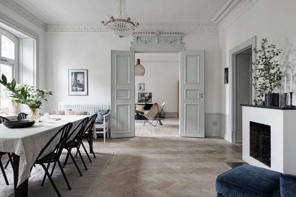 Un gran piso que rebosa elegancia