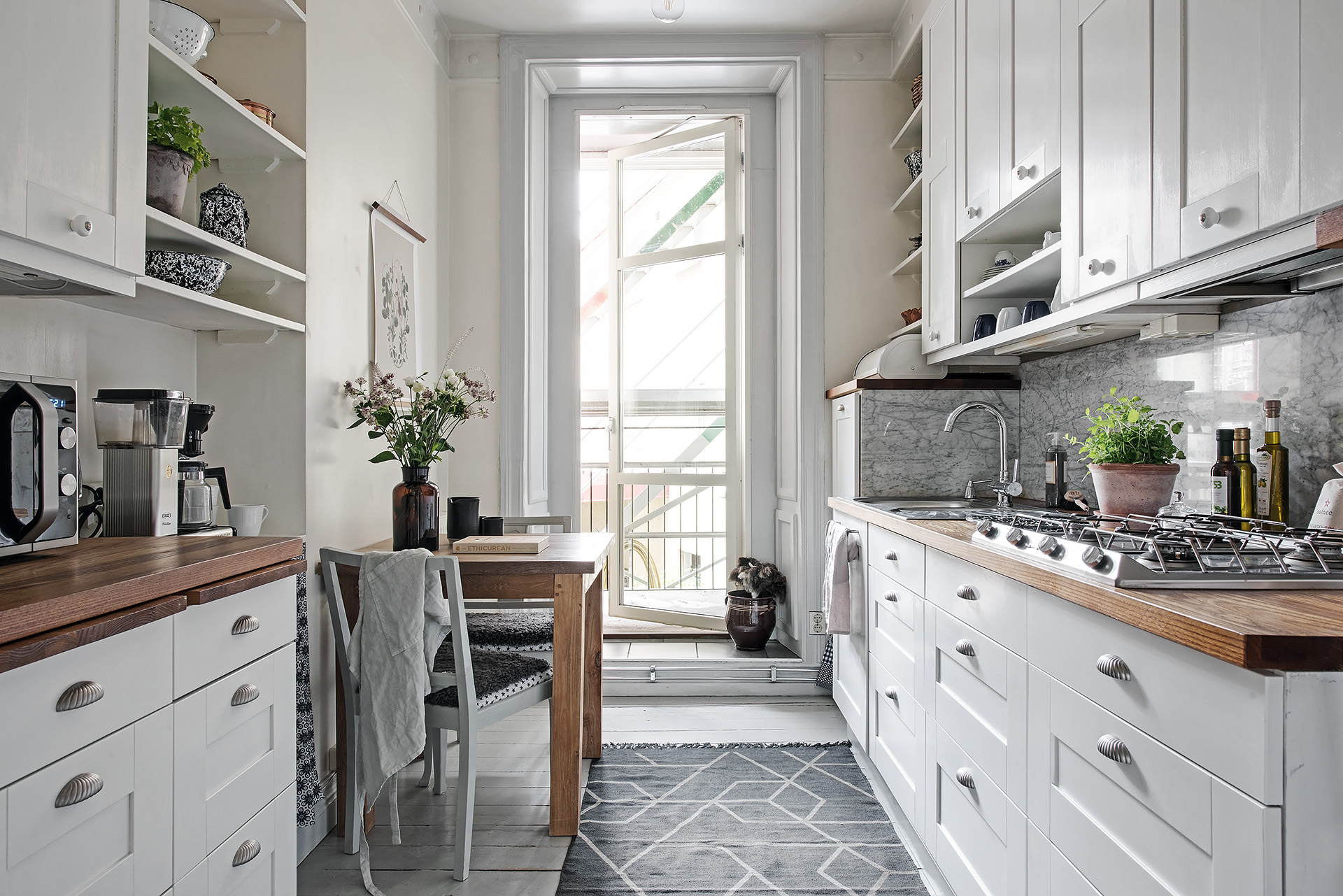 Un gran piso que rebosa elegancia