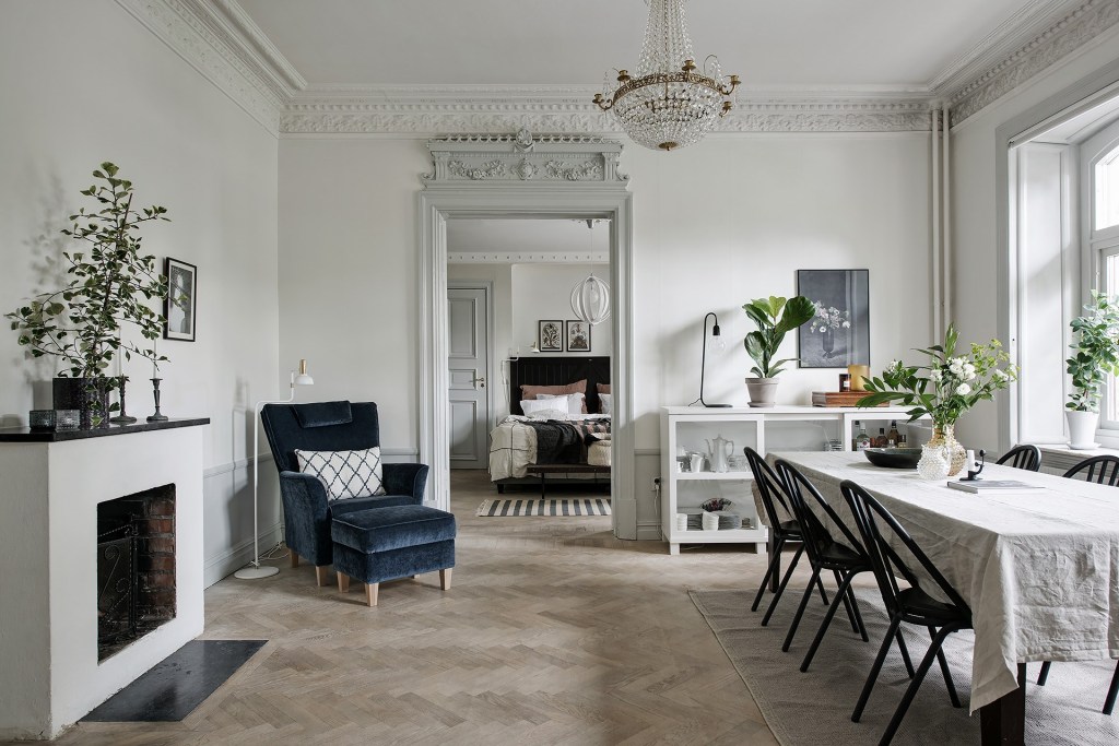 Un gran piso que rebosa elegancia
