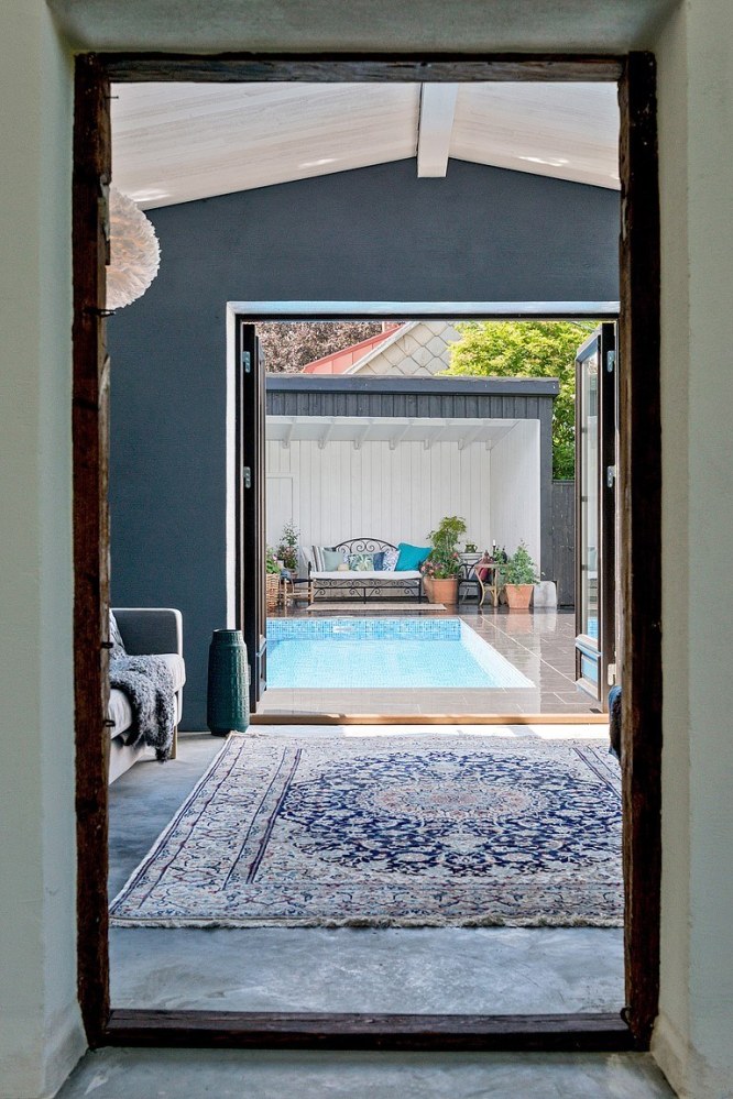 Una casa de estilo bohemio con toques vintage en Suecia