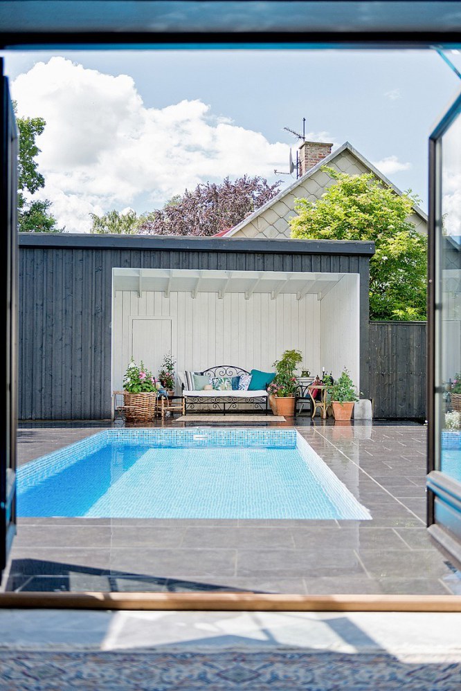 Una casa de estilo bohemio con toques vintage en Suecia