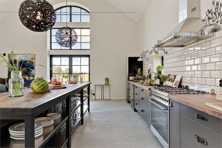 Una casa de estilo bohemio con toques vintage en Suecia