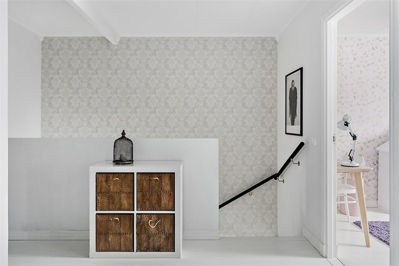 Una casa de estilo nórdico con toques rústicos