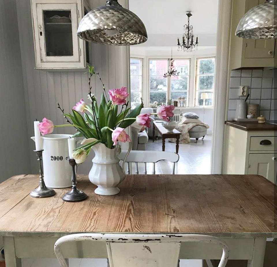 Una casa de estilo vintage con uno toque chic