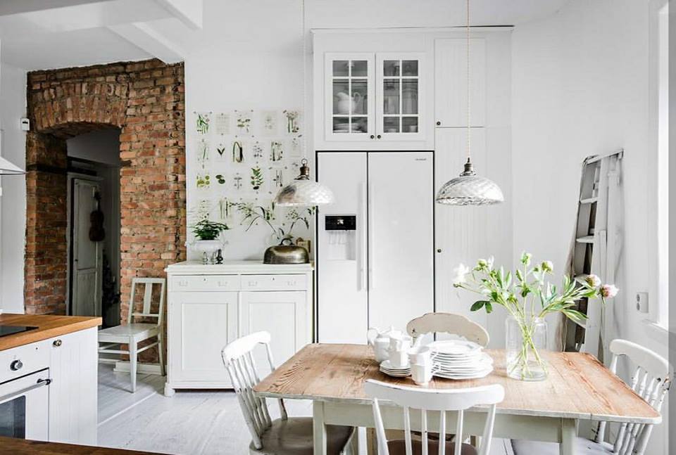 Una casa de estilo vintage con uno toque chic