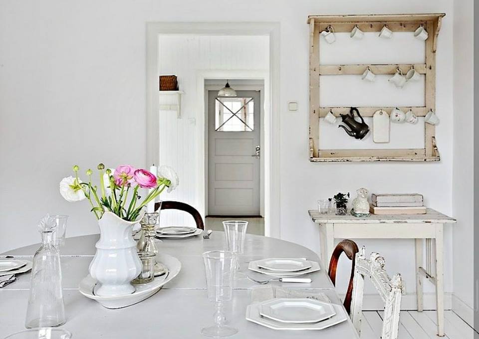 Una casa de estilo vintage con uno toque chic