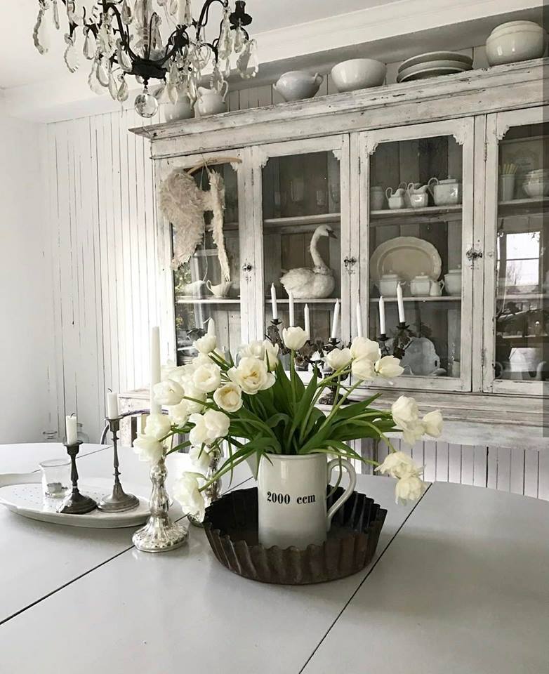 Una casa de estilo vintage con uno toque chic