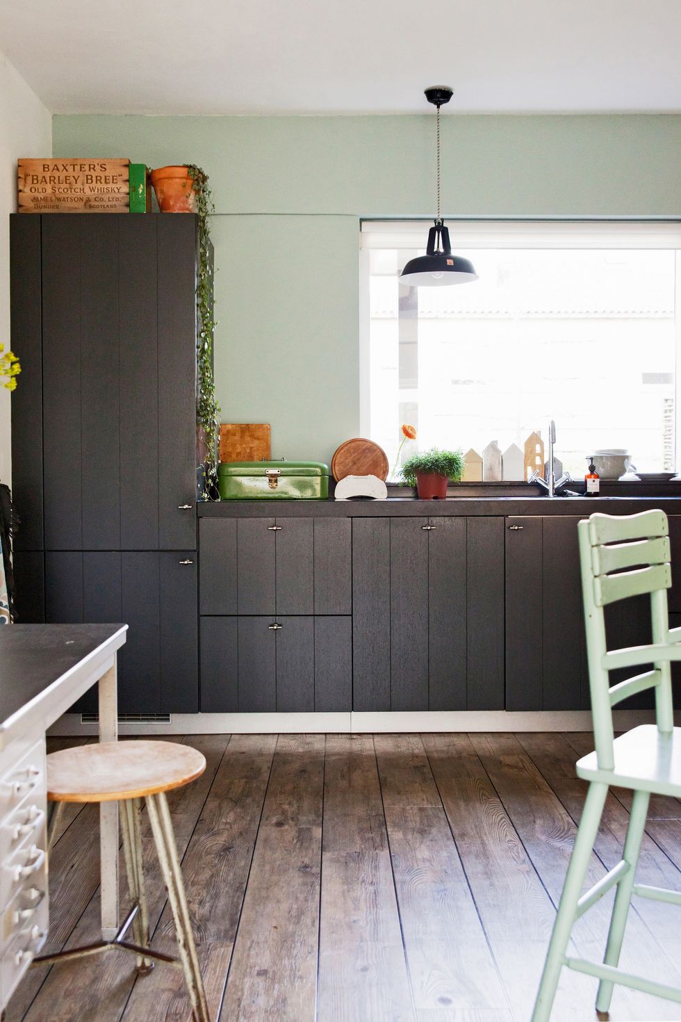 Una casa en Amsterdam en clave de verde