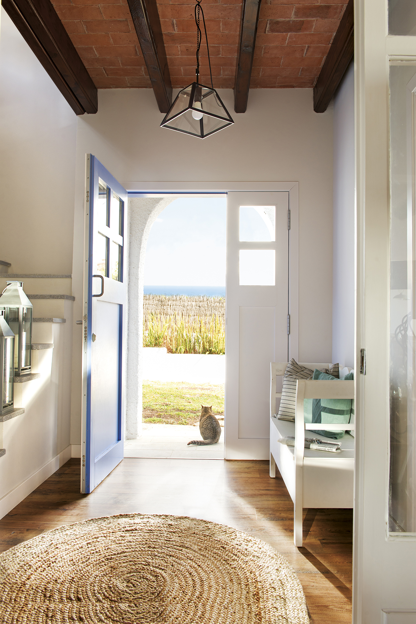 Una casa en el compo con vistas al mar