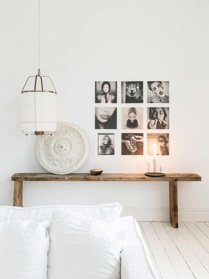 Una casa nórdica vestida para Navidad