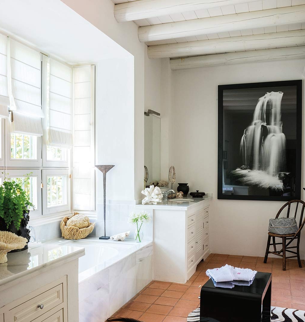 ​​​​Una casa que combina los estilos bohemio y rústico chic