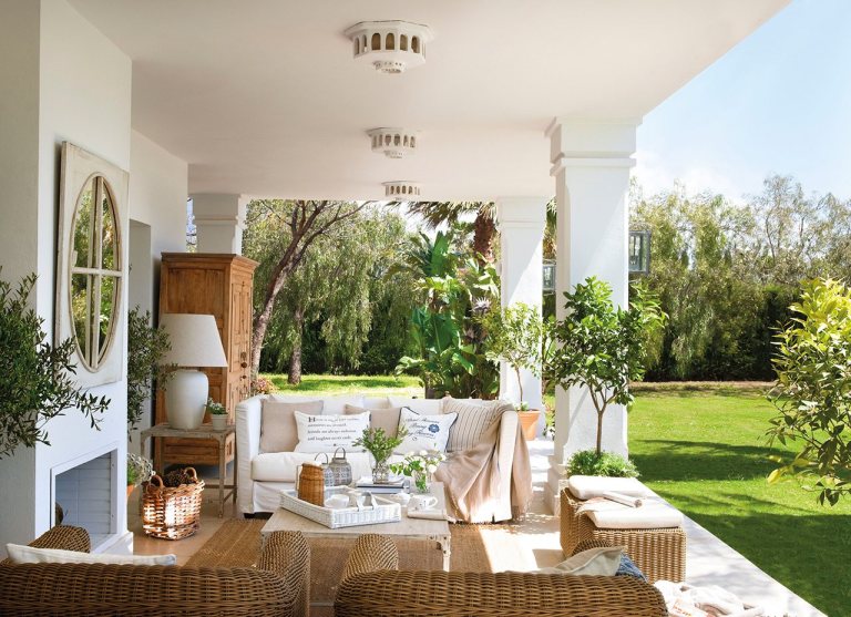 Una casa rústico chic para una familia numerosa