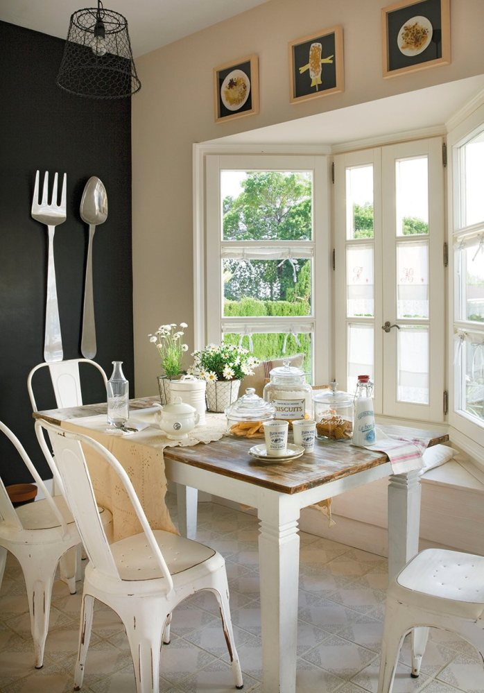 Una casa rústico chic para una familia numerosa