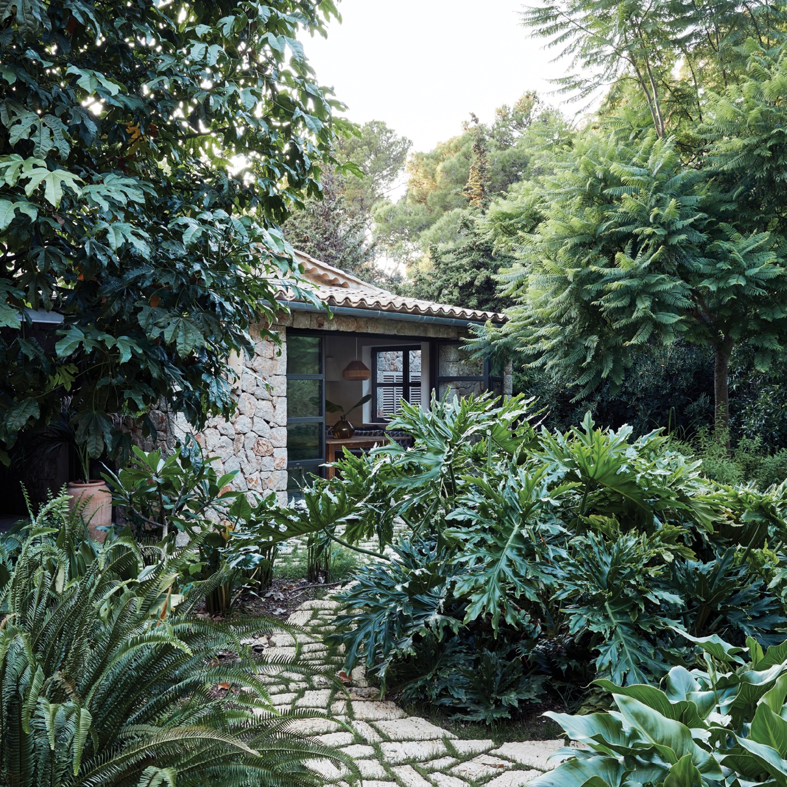 Una casa vacacional de rústica y bella simplicidad