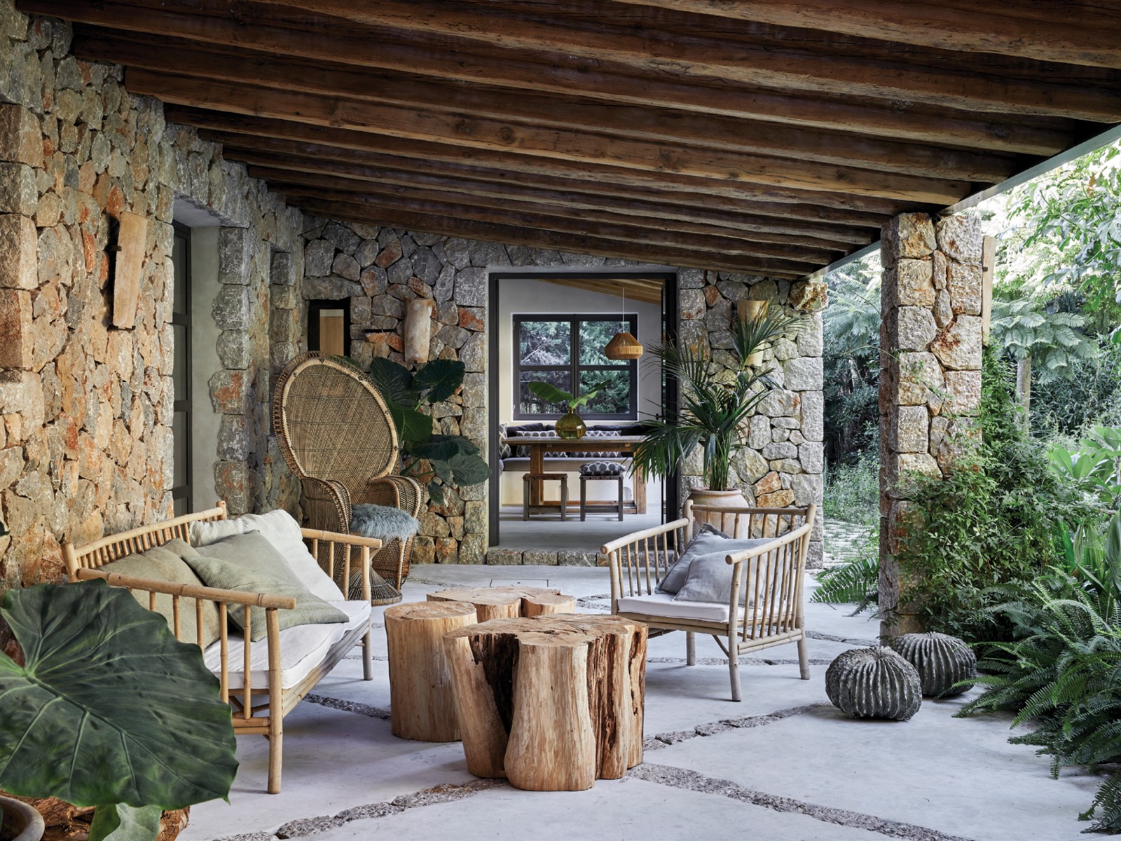 Una casa vacacional de rústica y bella simplicidad