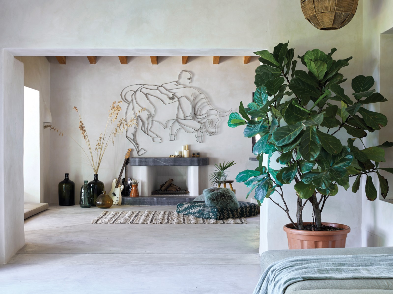 Una casa vacacional de rústica y bella simplicidad