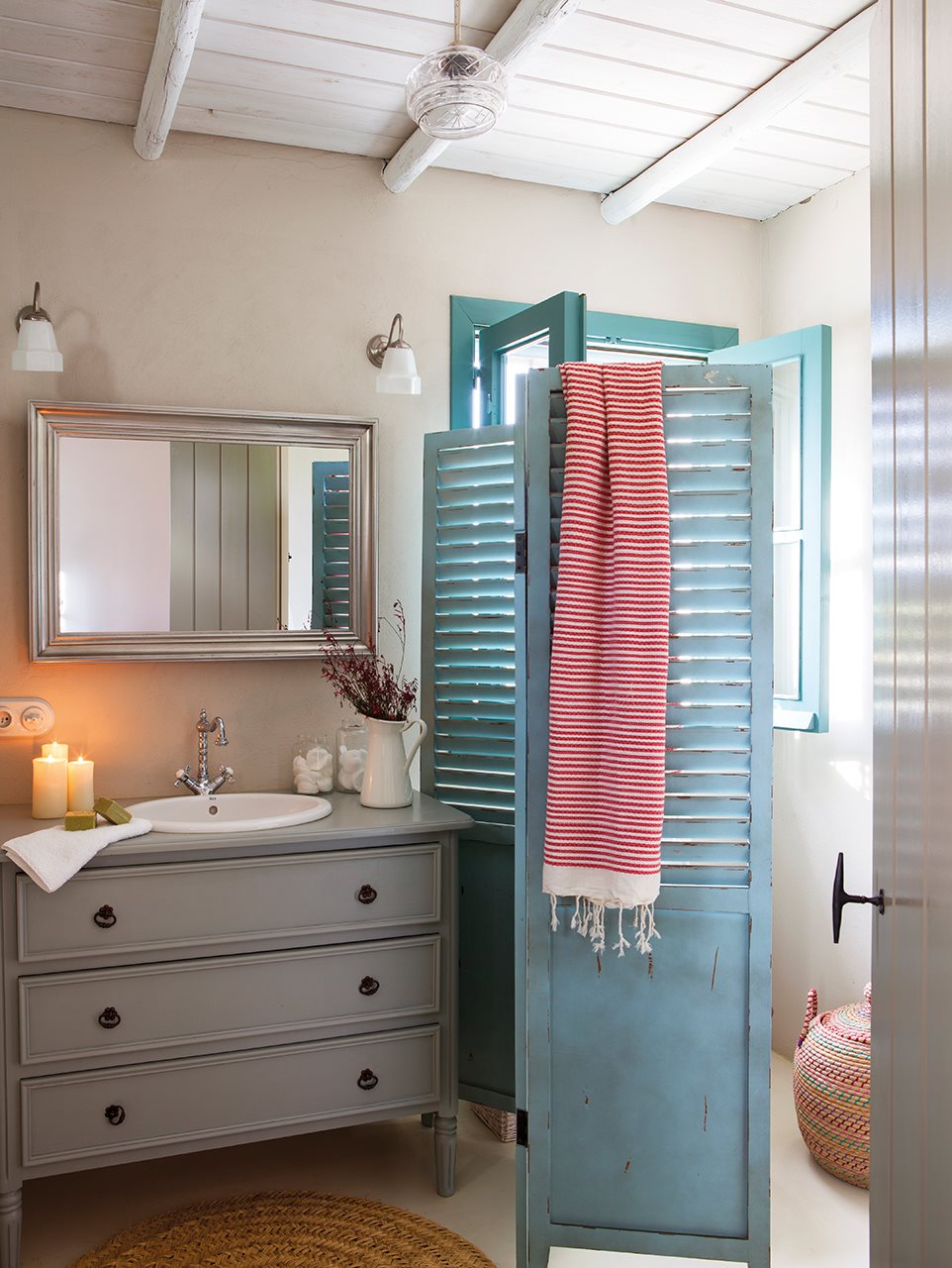 Una hermosa casa de campo mix de color y charme