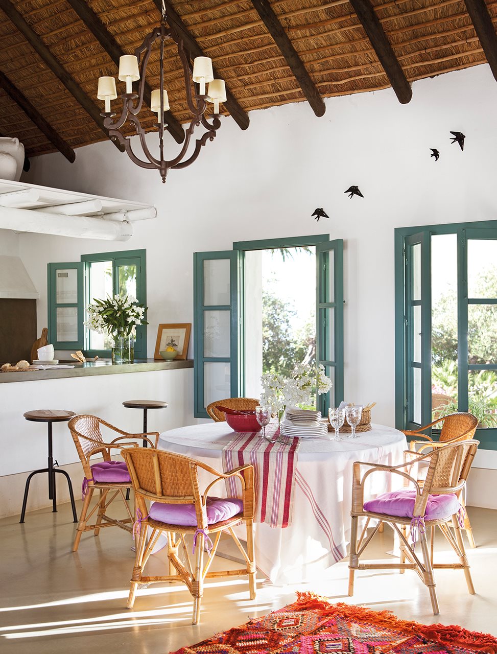 ​​Una hermosa casa de campo mix de color y charme