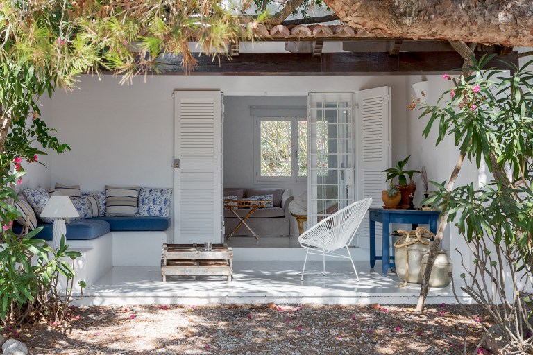 Una hermosa casa de estilo rústico chic en Ibiza