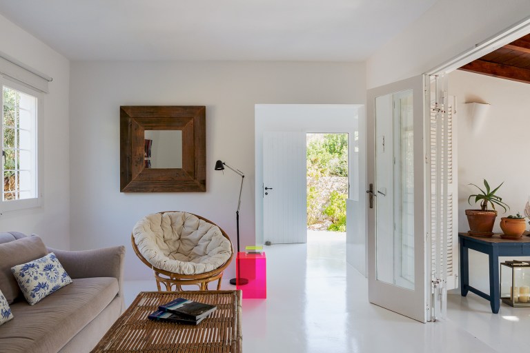 Una hermosa casa de estilo rústico chic en Ibiza