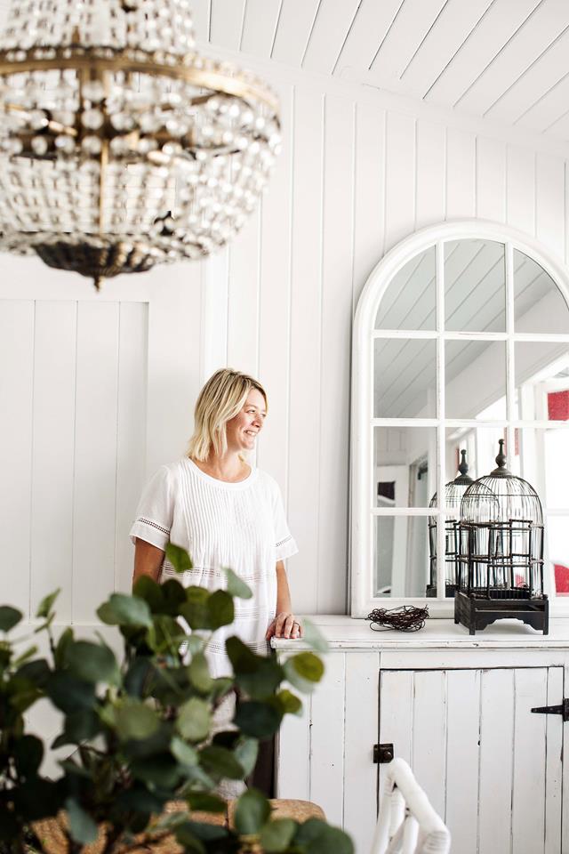 Una hermosa casa decorada con piezas vintage