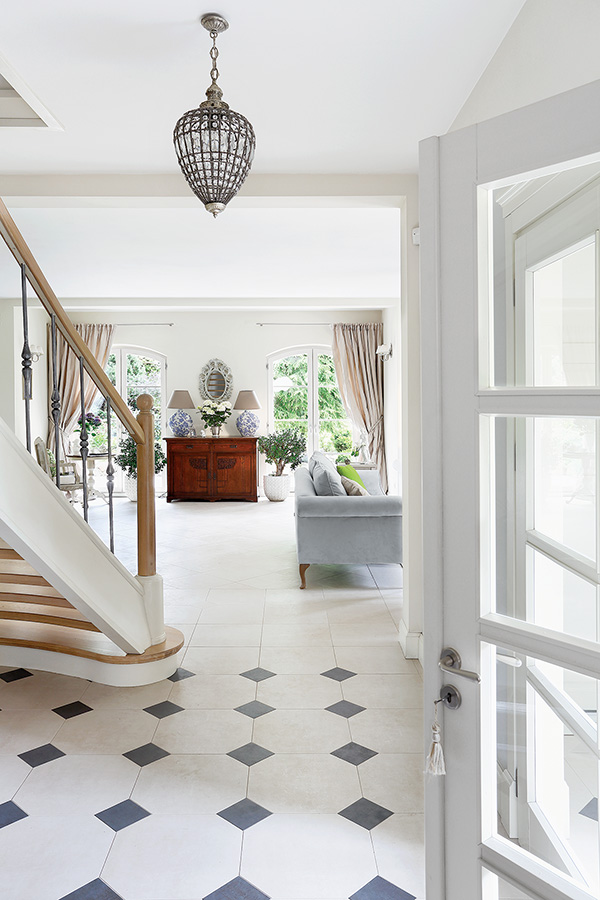 Una villa en Polonia con sabor francés