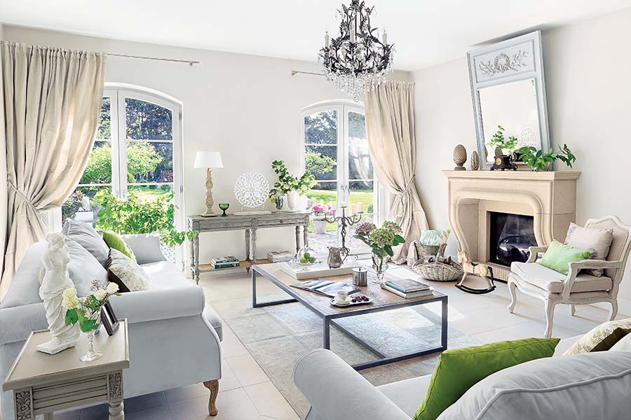 Una villa en Polonia con sabor francés