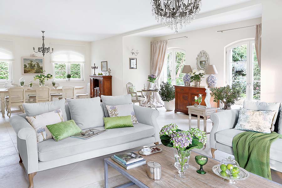 Una villa en Polonia con sabor francés