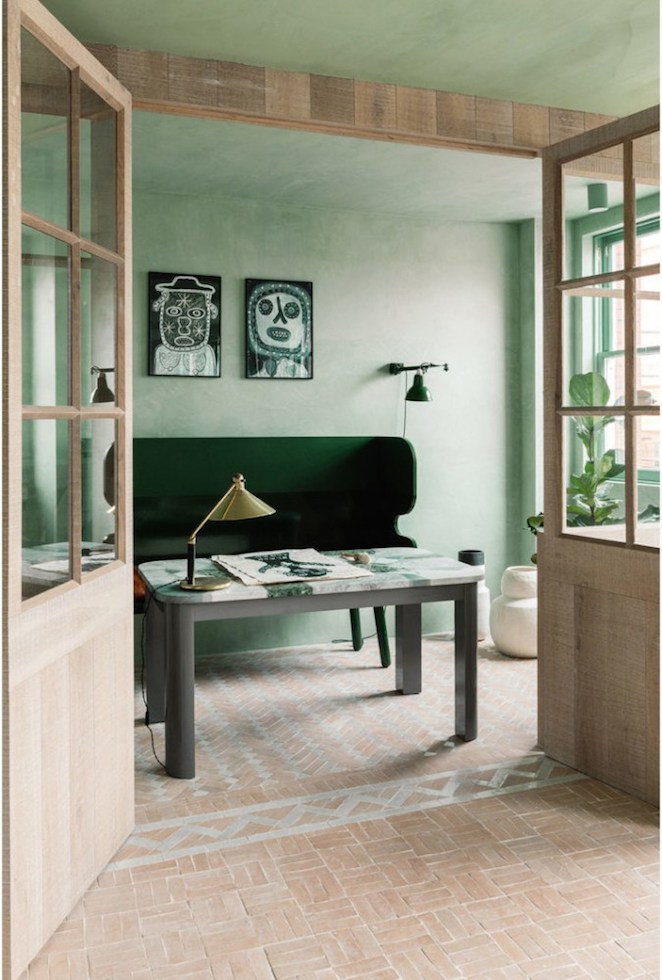 ​​apartamento que apuesta por el verde