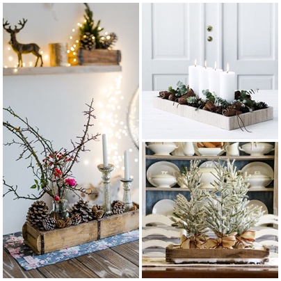 ​​​​taller creación de centro de mesa navideño