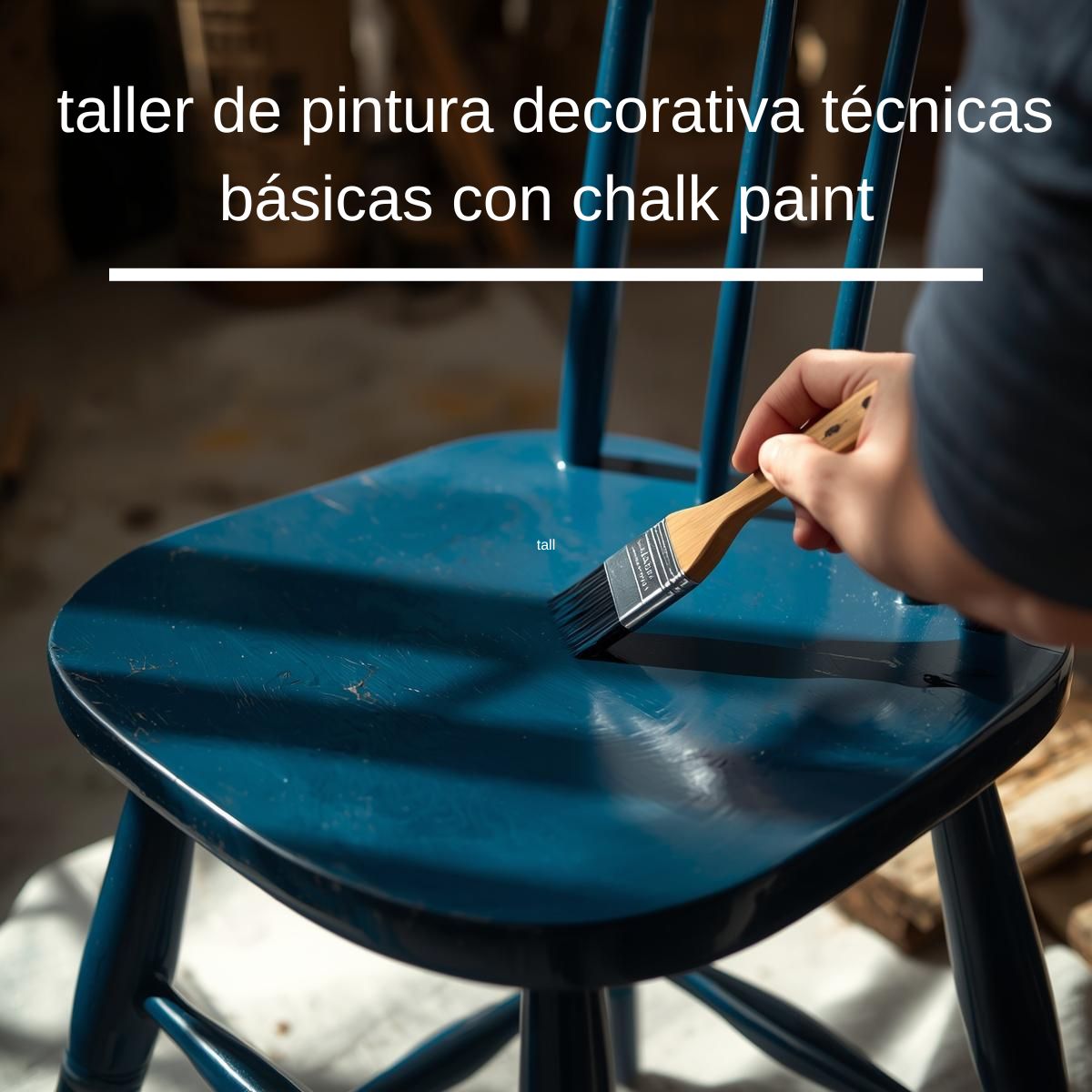 Taller de pintura decorativa con chalk paint técnicas básicas 
