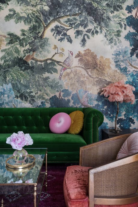 una casa de estilo bohemio en Nueva Orleans