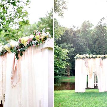 Pérgola floral