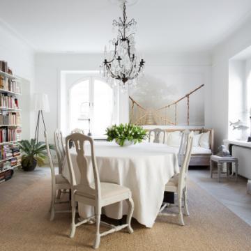 Apartamento con muebles recuperados