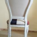 silla vintage en blanco decapado