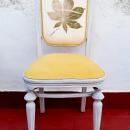  Antiguas y originales sillas Thonet con tapizado ecoprint