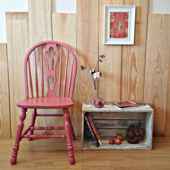 silla vintage rosa escandinavo | Tienda online de decoración y muebles