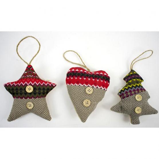 adorno navideño patchwork
