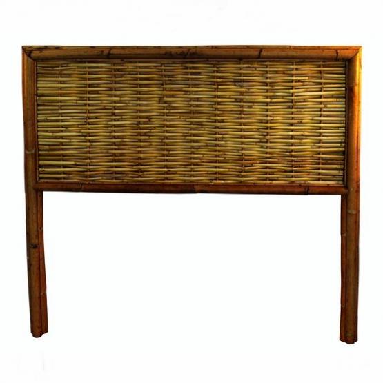cabecero de junco para cama individual de 105 cm