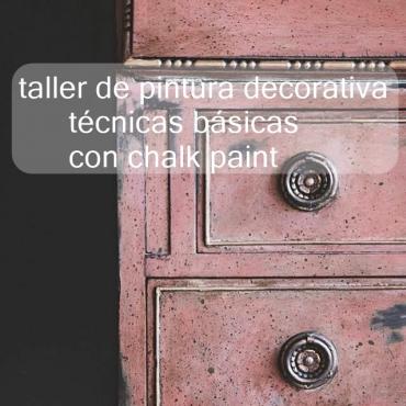 Taller de pintura decorativa técnicas basicas con chalk paint en Granada